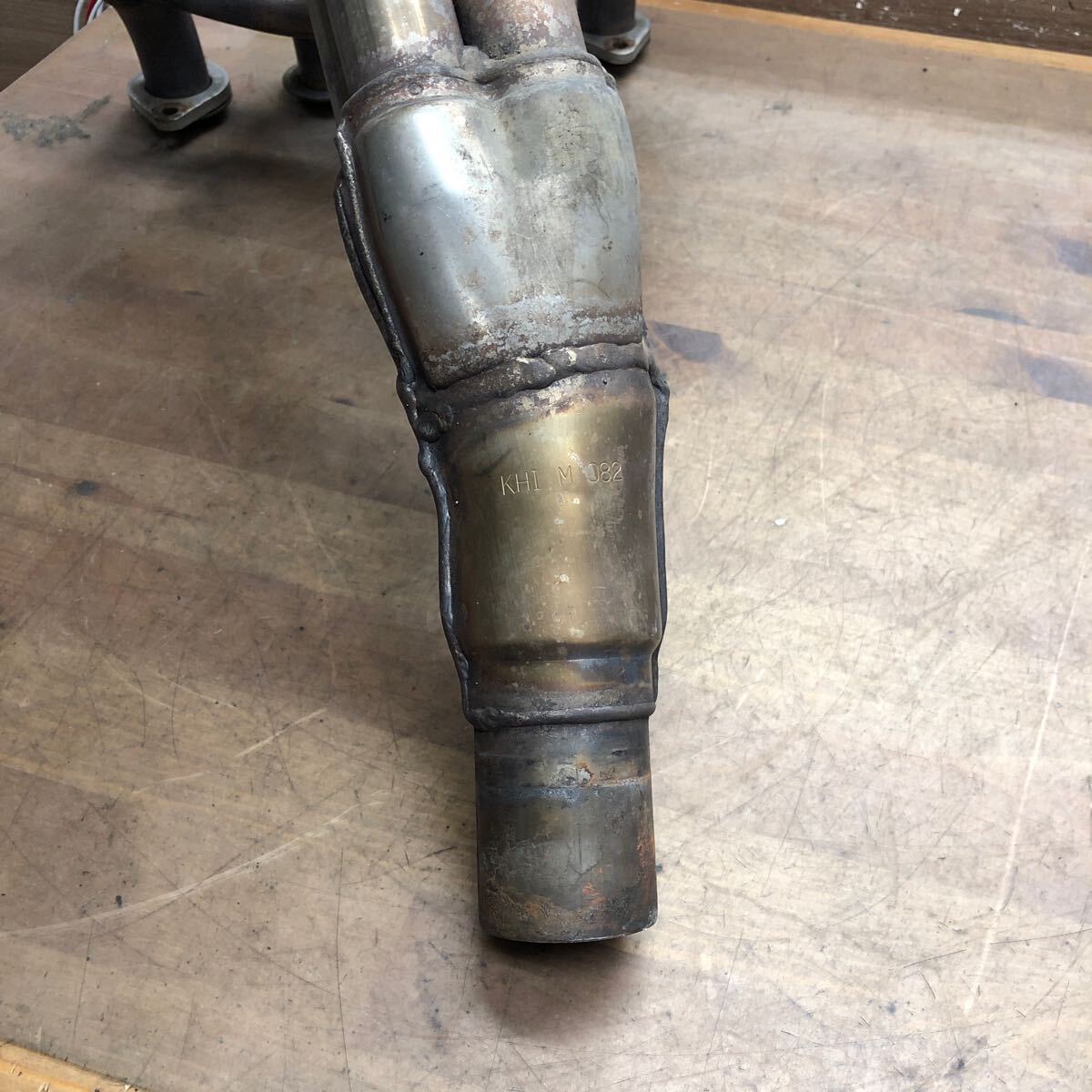 ^ZX-9R ZX900F-007~ снимать AKRAPOVIC full exhaust muffler 