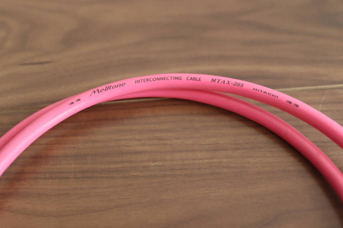 HITACHI 日立 Melltone MTAX-205 1.0m×2本 RCAケーブル 元箱付き