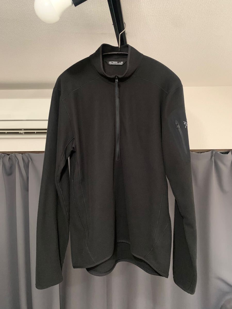 ARC'TERYX DELTA LT ZIP NECK BLACK S アークテリクス プル ARC'TERYX DELTA LT ZIP NECK BLACK S アークテリクス プル
