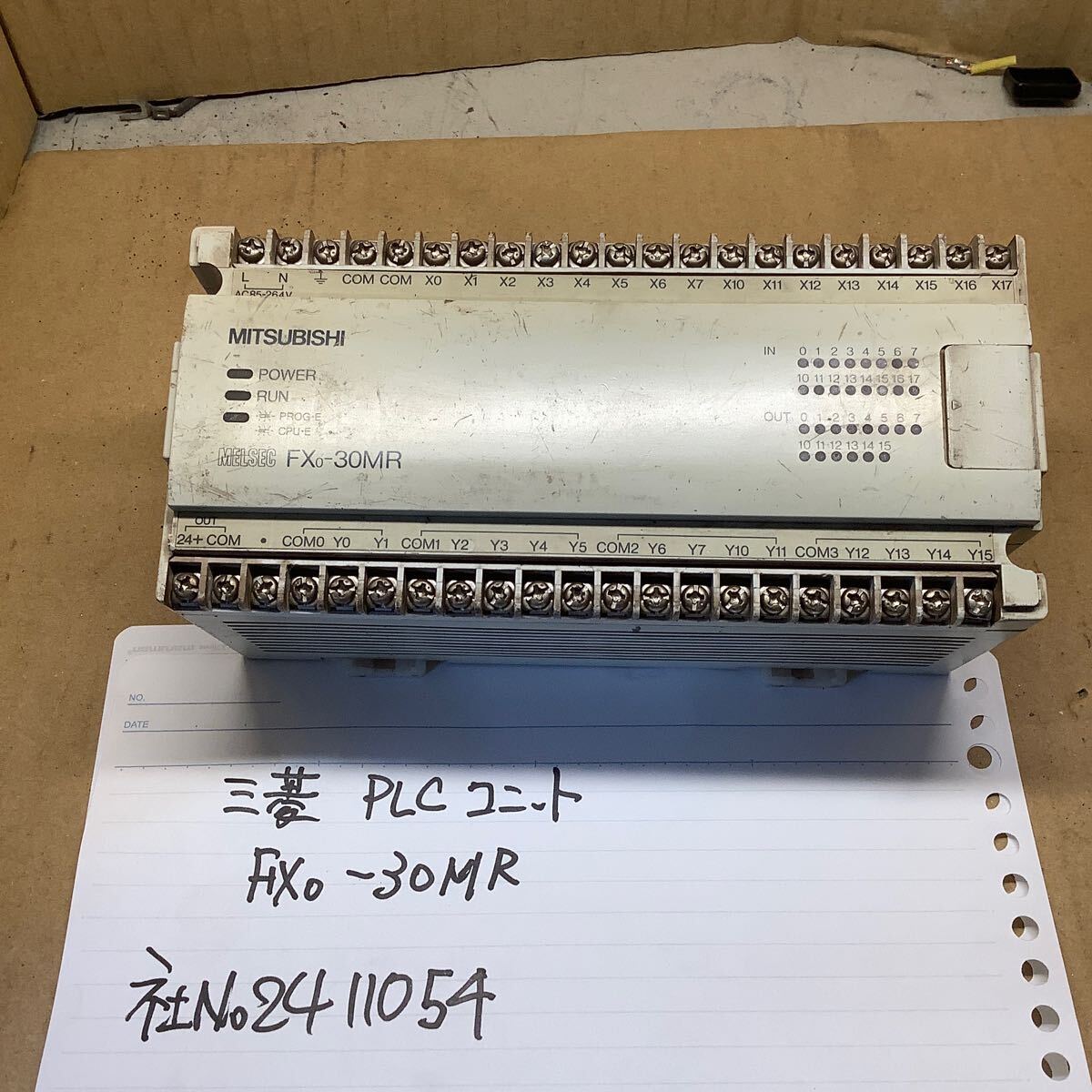 三菱電機 シーケンサーFX0-30MR一般的な通電まで済みですが現状渡し品です