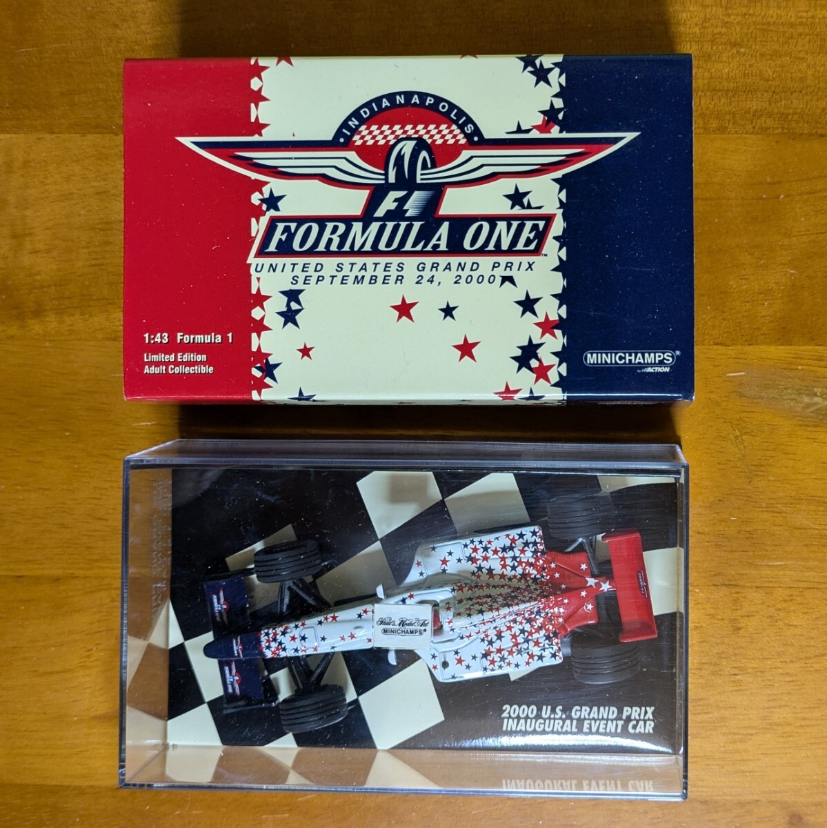 MINICHAMPS 1/43 11175 US GP IMS EVENT CAR 2000 1 of 1512　F1 アメリカGP イベントカー