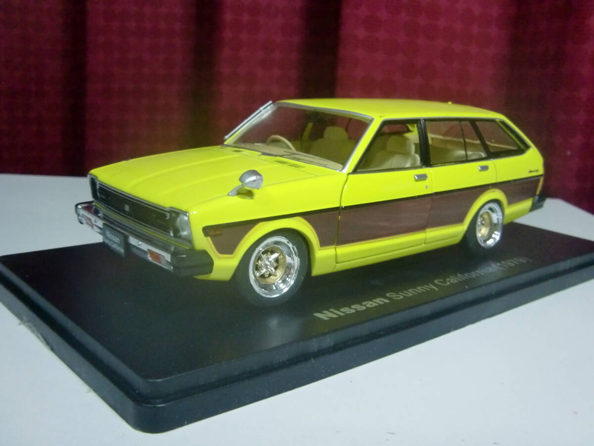 国産旧車コレクション１/２４　３１０サニーカルフォルニア　シャコタン