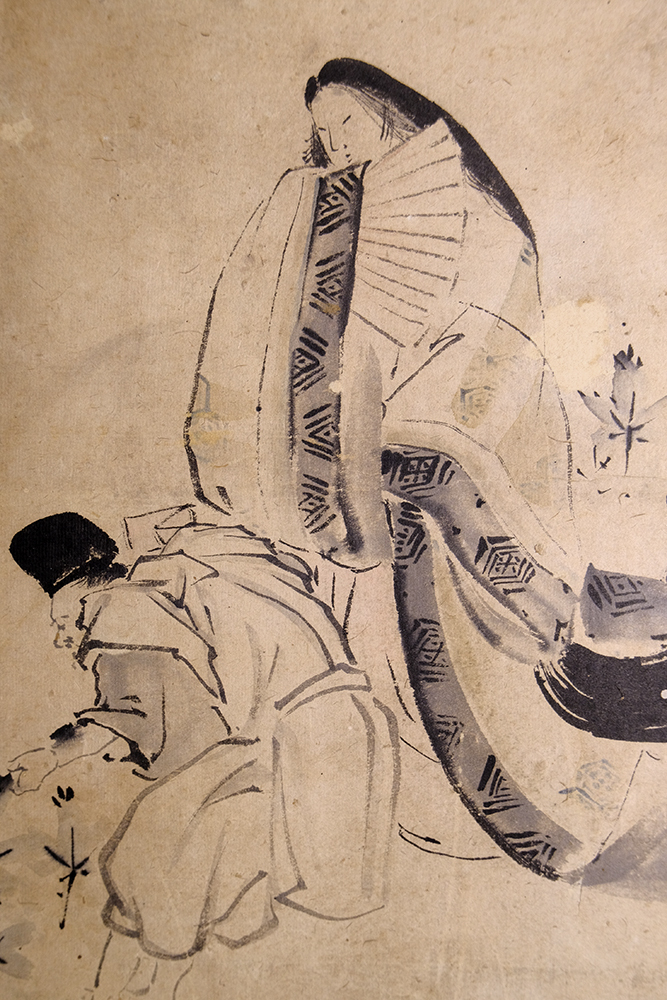CS4280>【真作】蹄斎北馬 肉筆美人画/江戸時代後期の浮世絵師 CS4280>【真作】蹄斎北馬 肉筆美人画/江戸時代後期の浮世絵師