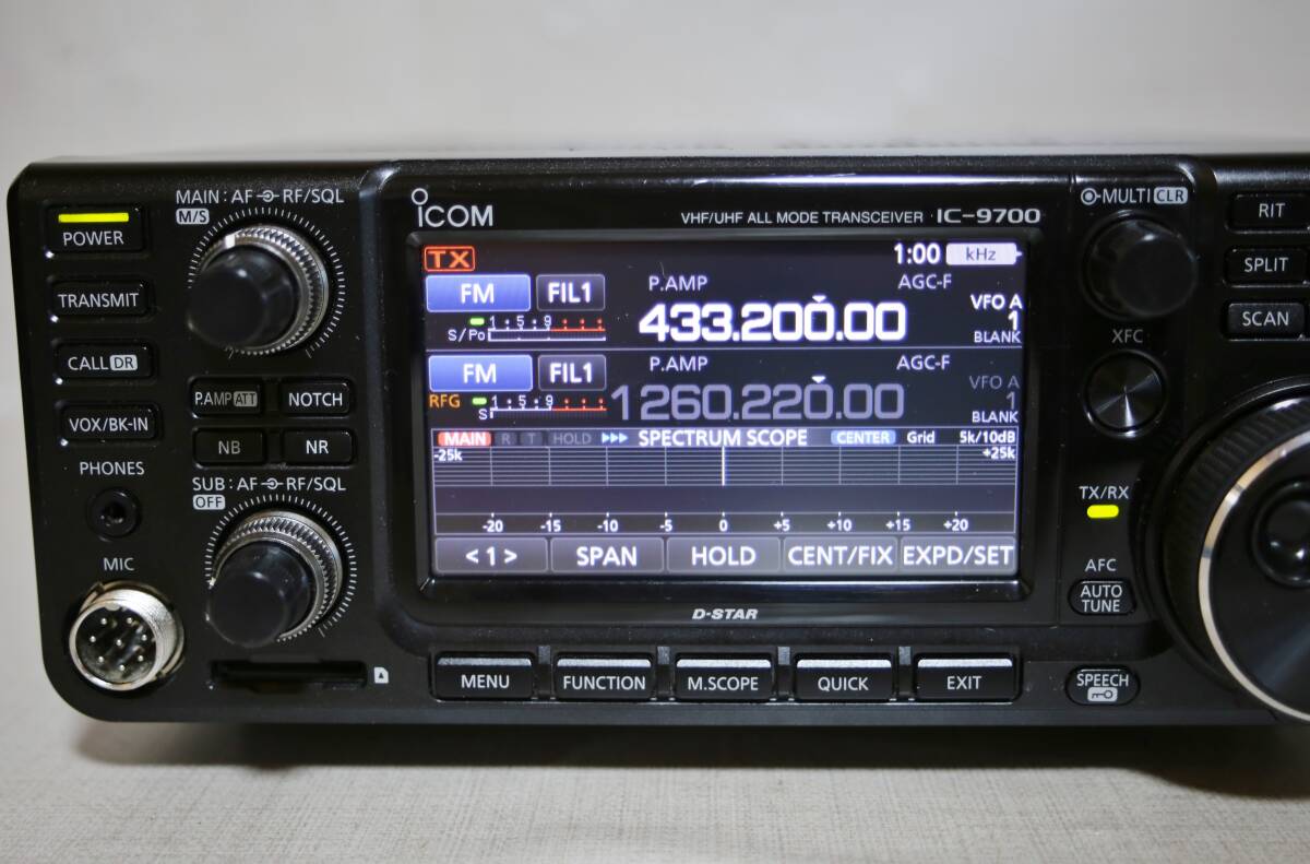 ご予約 IC-9700 アイコム144/430/1200MHzハイパワー機 AM、DV/DD