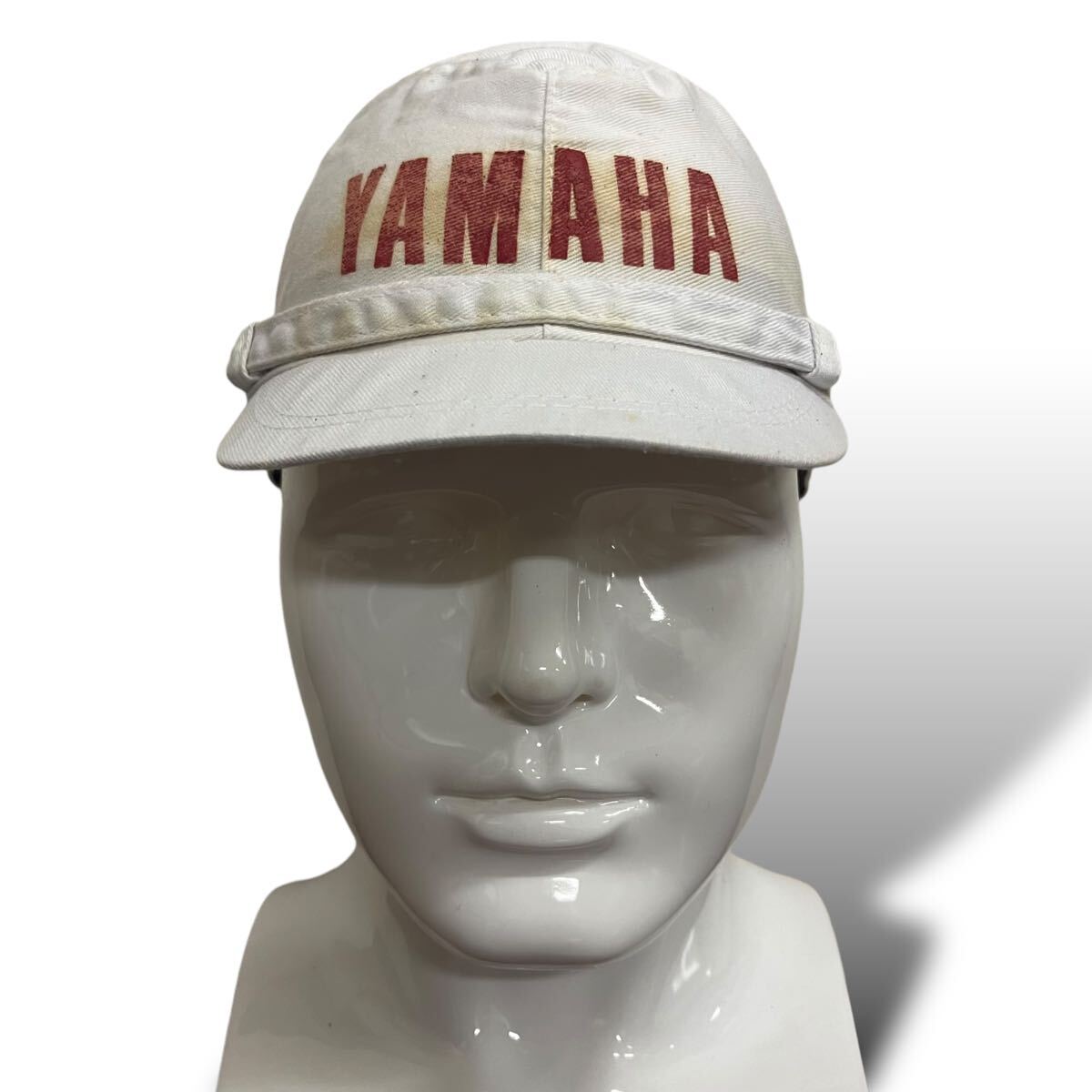  подлинная вещь / не использовался /YAMAHA/ работа шляпа / Yamaha двигатель / не продается / предприятие предмет / Yamaha лодка для рыбалки / японское судно / Yamaha / работник шляпа /CAP/ Showa / retro / Vintage / старый машина / мотоцикл 