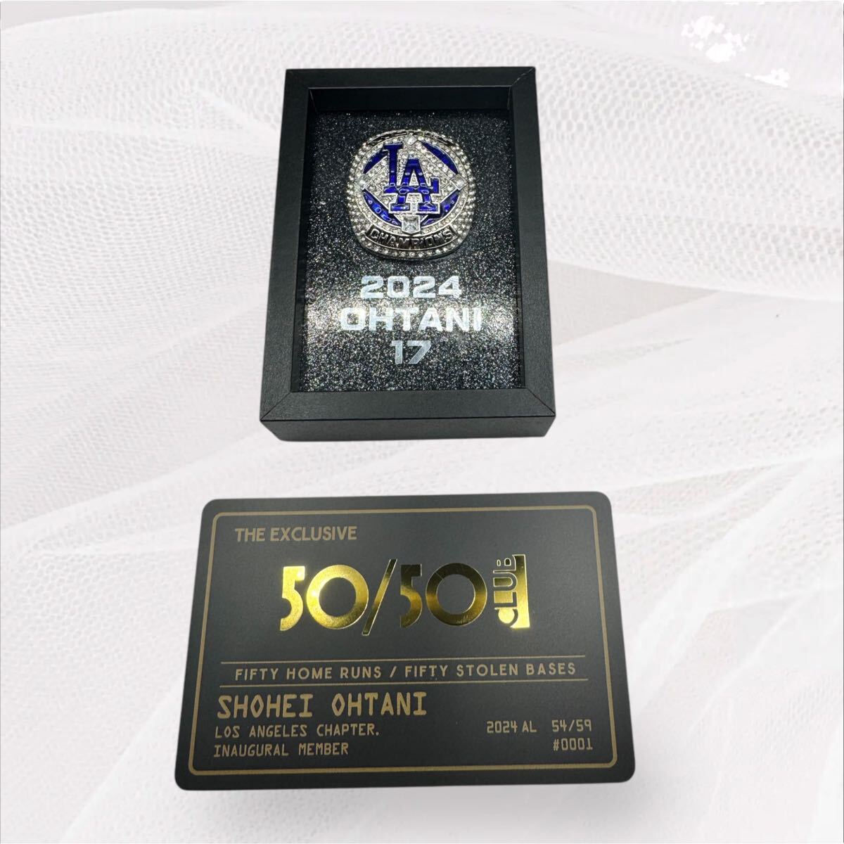 非売品 ドジャース 大谷翔平 2024チャンピオンズプレート 50/50CLUB会員証(ゴールド) 付き チャンピオンリングデザイン(メジャーリーグ)|売買されたオークション情報、Yahoo!オークション(旧ヤフオク!) の商品情報をアーカイブ公開 - オークファン(aucfan.com) 非売品 ドジャース 大谷翔平 2024チャンピオンズプレート 50/50CLUB会員証(ゴールド) 付き チャンピオンリングデザイン(メジャーリーグ)|売買されたオークション情報、Yahoo!オークション(旧ヤフオク!) の商品情報をアーカイブ公開 - オークファン(aucfan.com)
