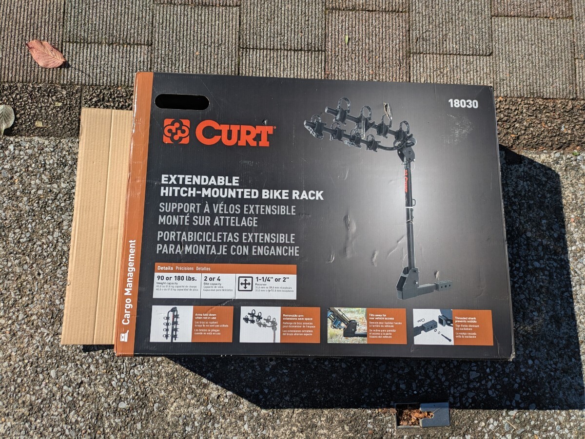 Yahoo!オークション - CURT 18030 自転車ラックマウント(2〜4 Yahoo!オークション - CURT 18030 自転車ラックマウント(2〜4