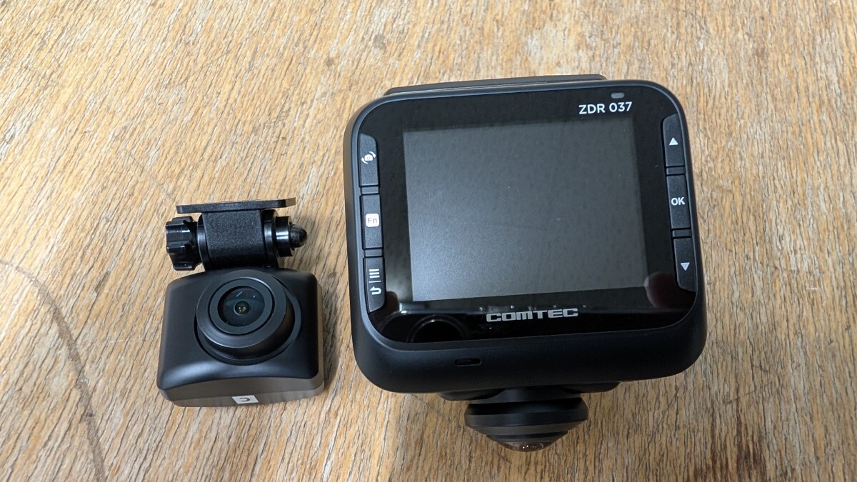 コムテック 2カメラ ドライブレコーダー ZDR 037