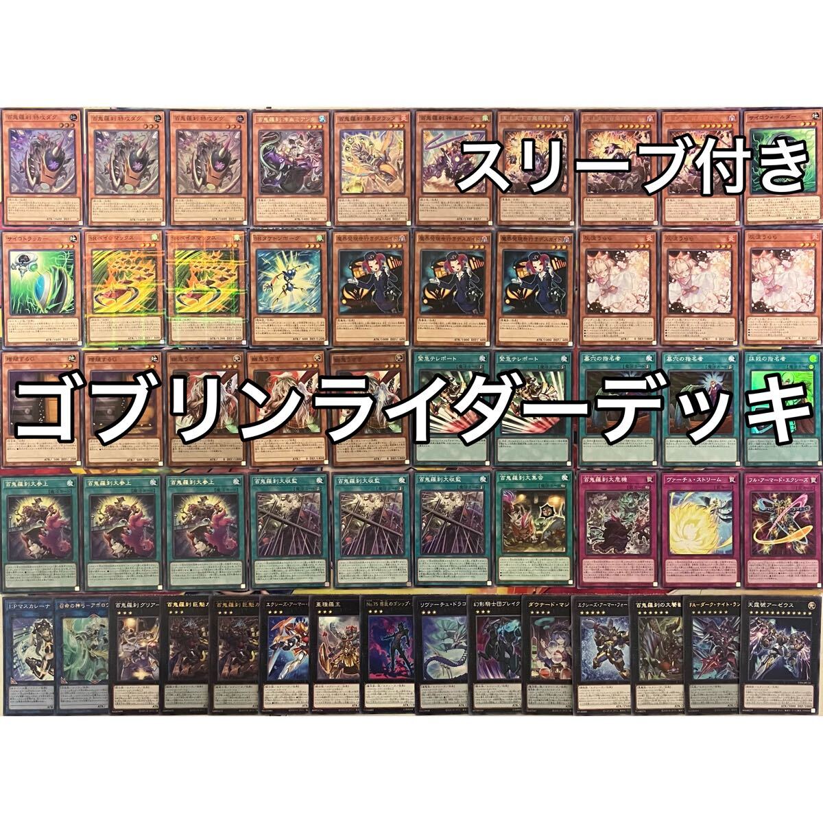 No.1412 ゴブリンライダー 百鬼羅刹 デッキ 遊戯王 Goblin Biker deck