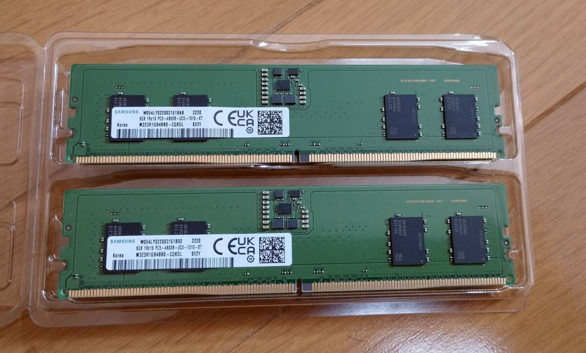 Samsung 16GB DDR5 4800MHz PC5-38400 CL40 SODIMM 1Rx8 1.1V