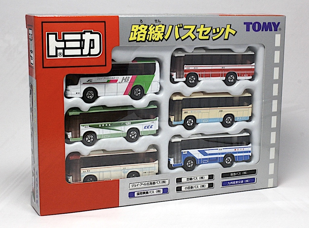 トミカ　路線バスセット