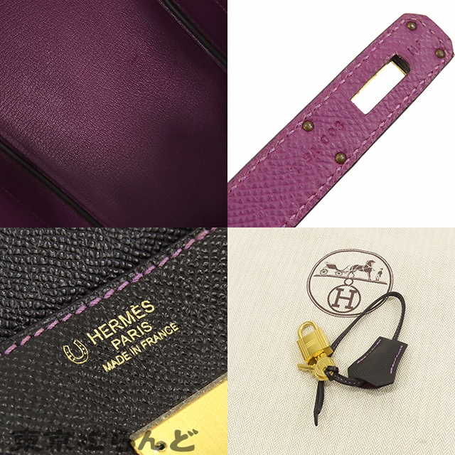 101733661 Hermes Birkin 30 T печать черный x Ultra violet коврик Gold металлические принадлежности Epson personal заказ ручная сумочка 