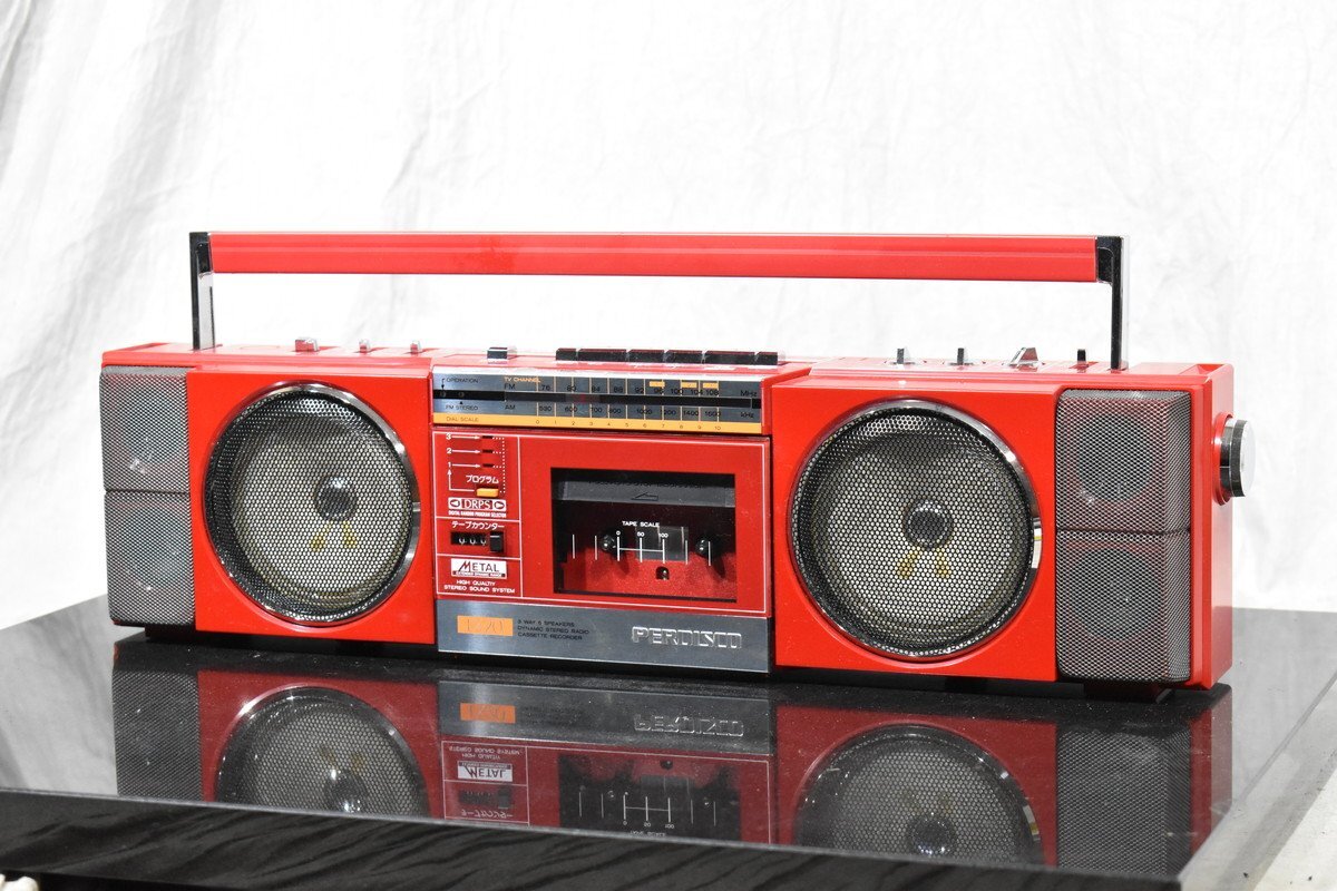 HITACHI 日立 ステレオ ラジカセ PERDISCO TRK-LX20