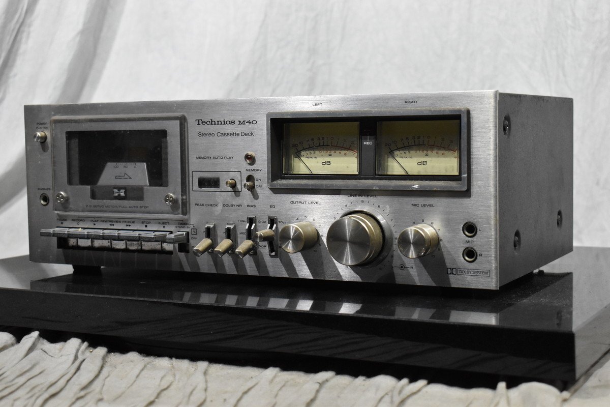 テクニクス Technics RS-M40 カセットデッキ ジャンク｜カセット