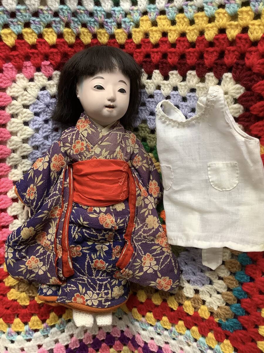 コレクション整理 戦前 京人形川島清次郎 秀山 市松人形 36 コレクション整理 戦前 京人形川島清次郎 秀山 市松人形 36