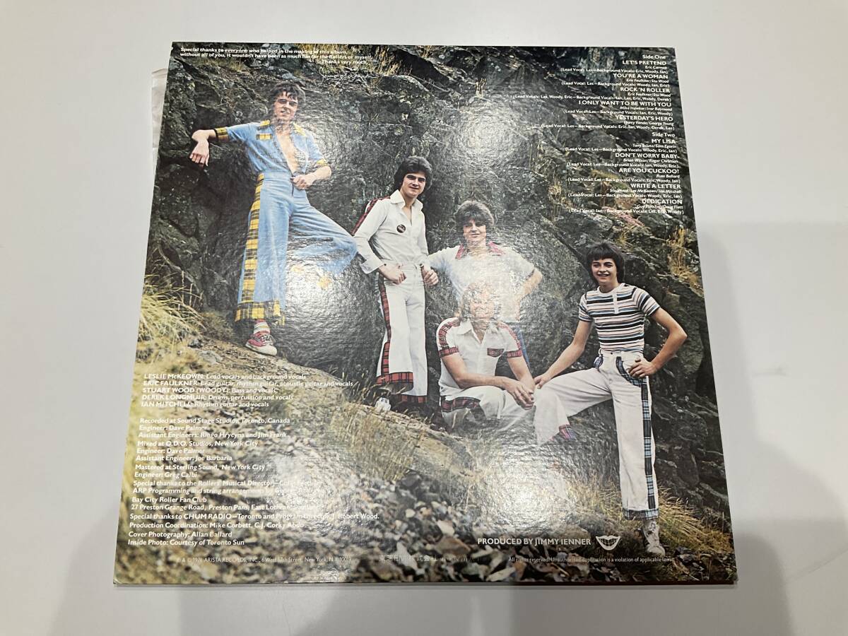 LP レコード　ベイ?シティ?ローラーズ/青春に捧げるメロディー　【K】
