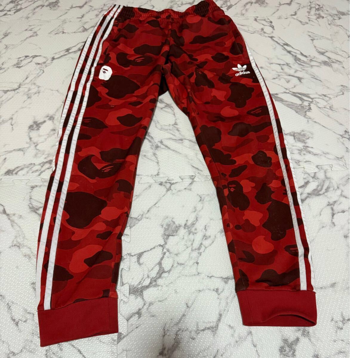 ★A BATHHNG APE ×adidas アベイシングエイプ×アディダス　 ジャージ　パンツ ジャージパンツ トラックパンツ　 パンツ　メンズ　Mサイズ