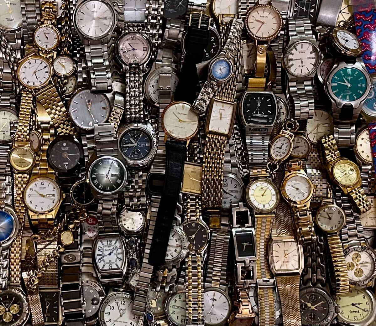 約300点 セイコー・シチズン・カシオ 海外ブランド他 SEIKO・CITIZEN・CASIO 大量腕時計 まとめ売り ジャンク 、C