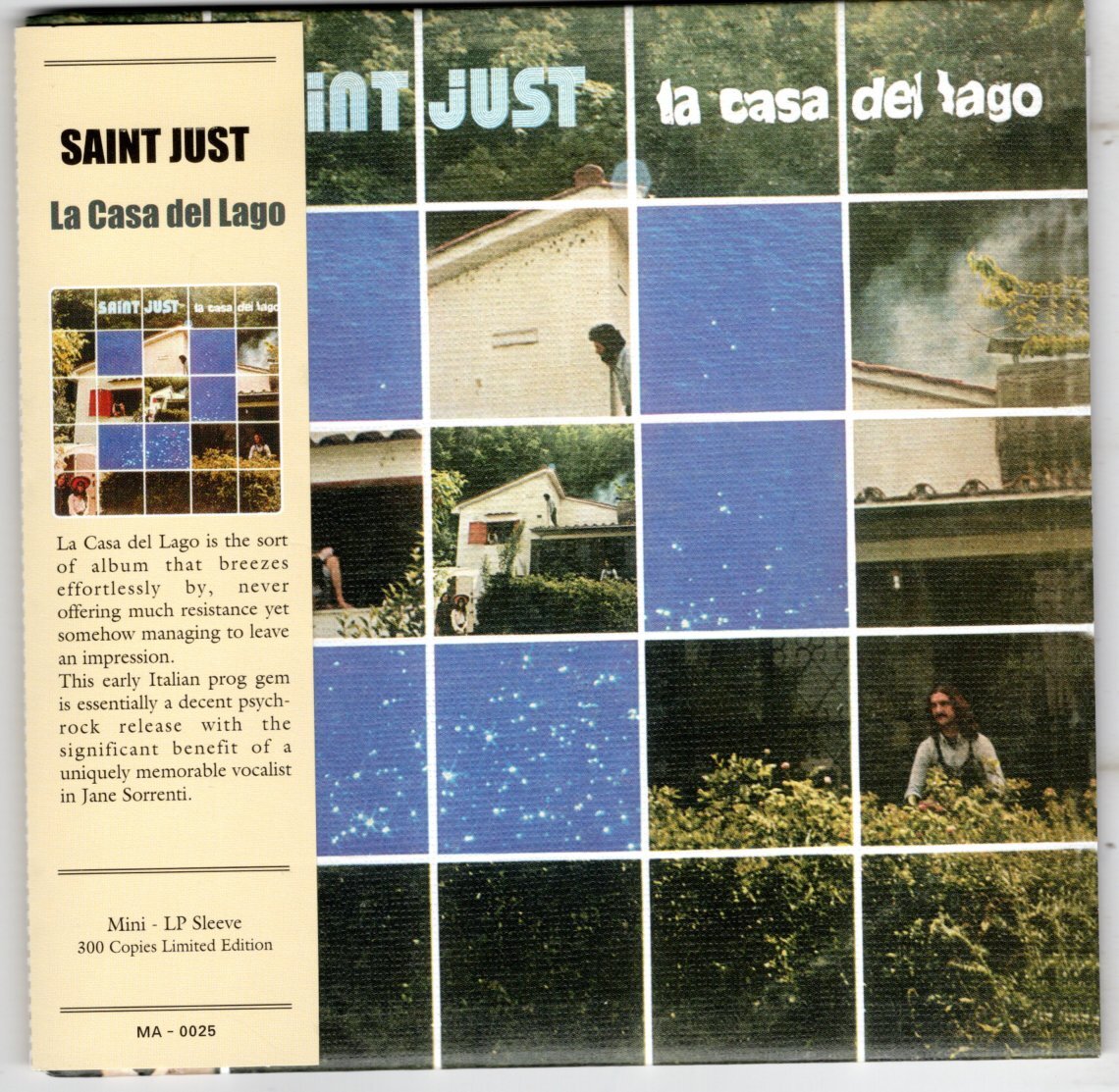 【紙ジャケ】SAINT JUST/LA CASA DEI LAGO