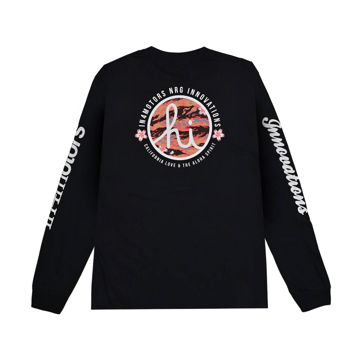 ハワイ in4mation x NRG コラボ ロングスリーブ Tシャツ 黒 US L サイズ USDM hi ハワイ in4motors Hawaii 正規(guī)輸入品 即納 