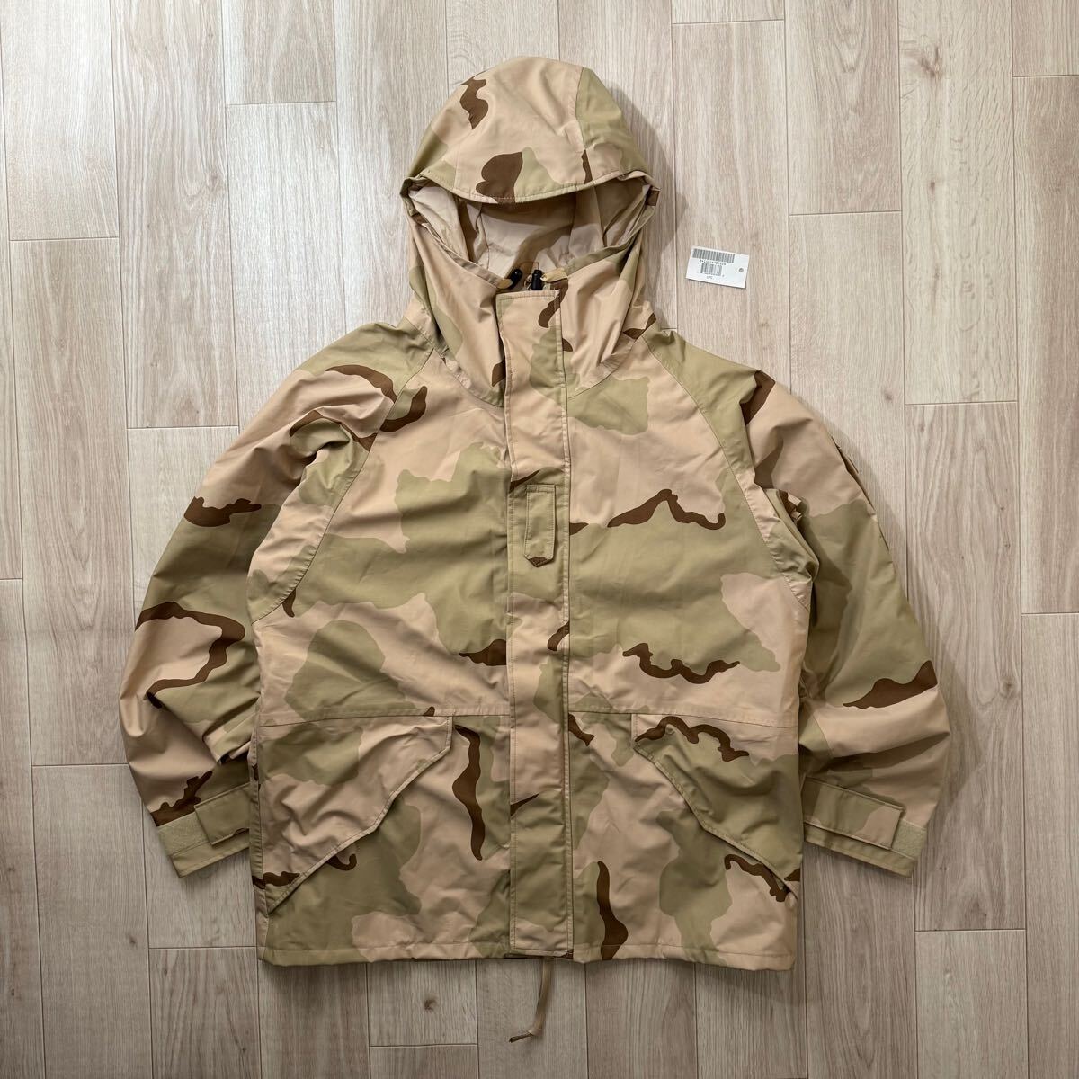 米軍実物 Gen1型 ECWCS ゴアテックスパーカー L/Reg デザートカモ 00s 米軍 U.S.ARMY ECWCS GEN1 デザートカモ GORE-TEXゴアテック