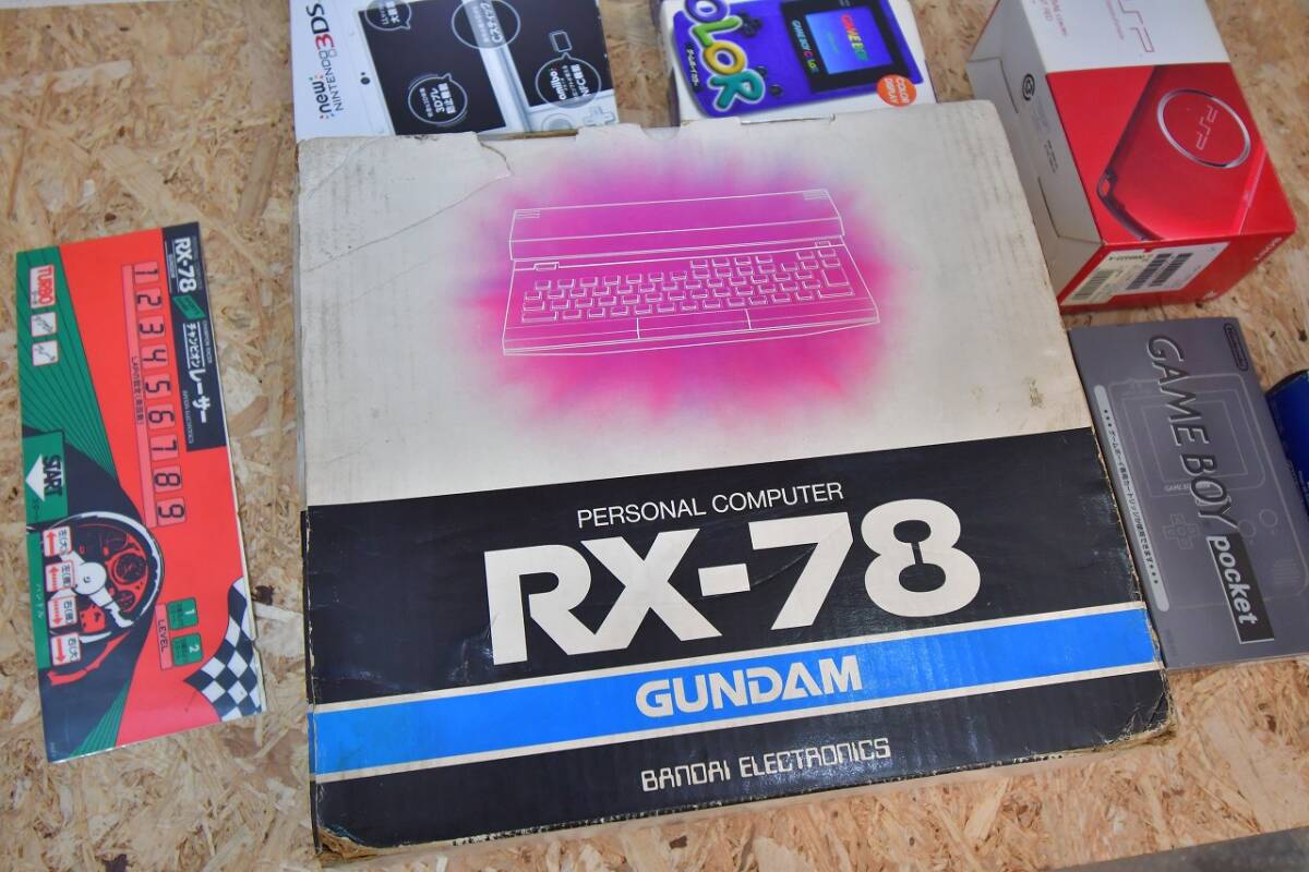  коробка * инструкция только RX-78 GUNDAM PC BANDAI ELECTRONICS Gundam персональный компьютер Bandai PSP Game Boy цвет и т.п. коробка * инструкция только 