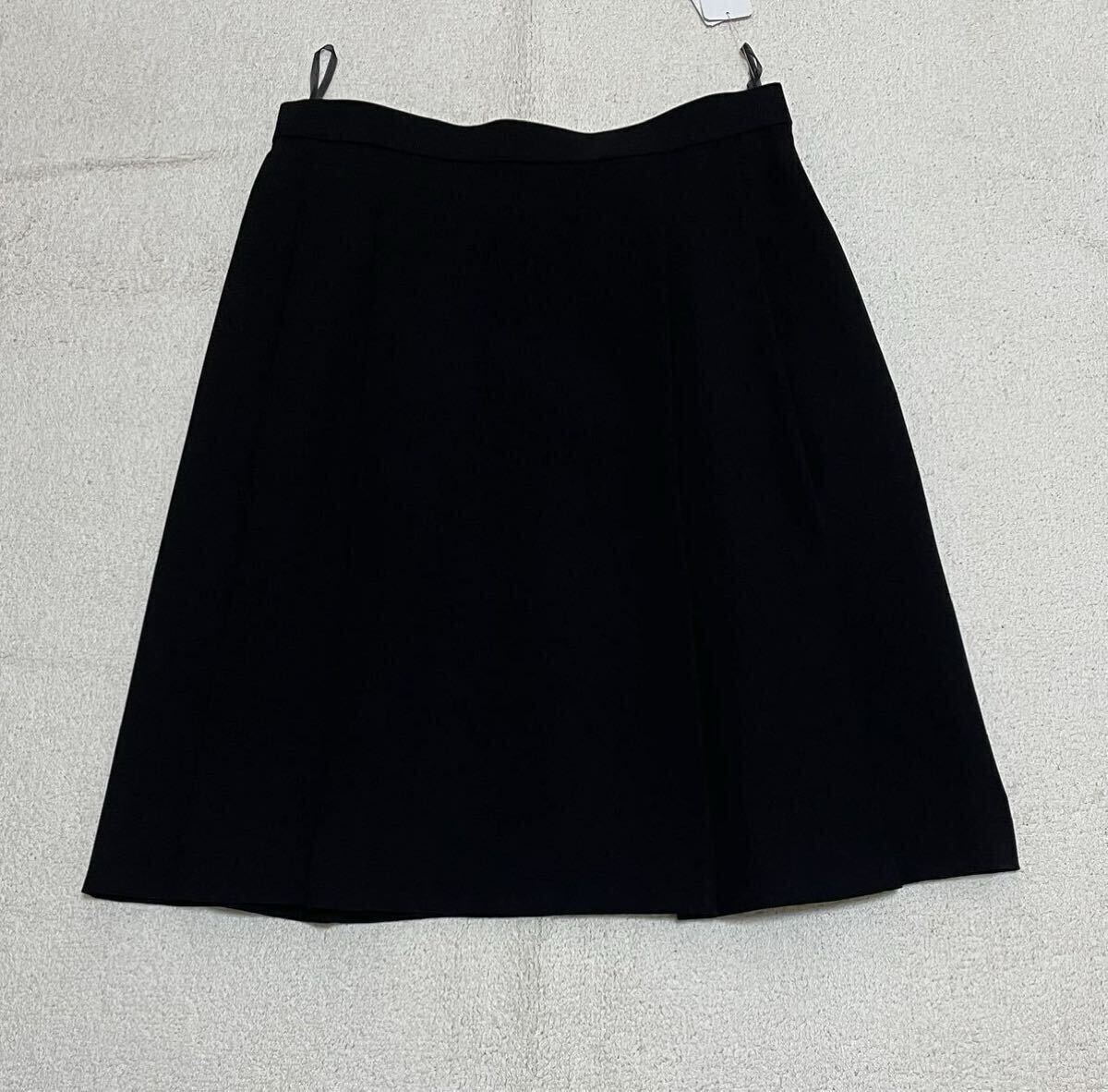 ◇新品W104◇フォーマル＊ボックスフレアースカート＊漆黒＊大きいサイズ*