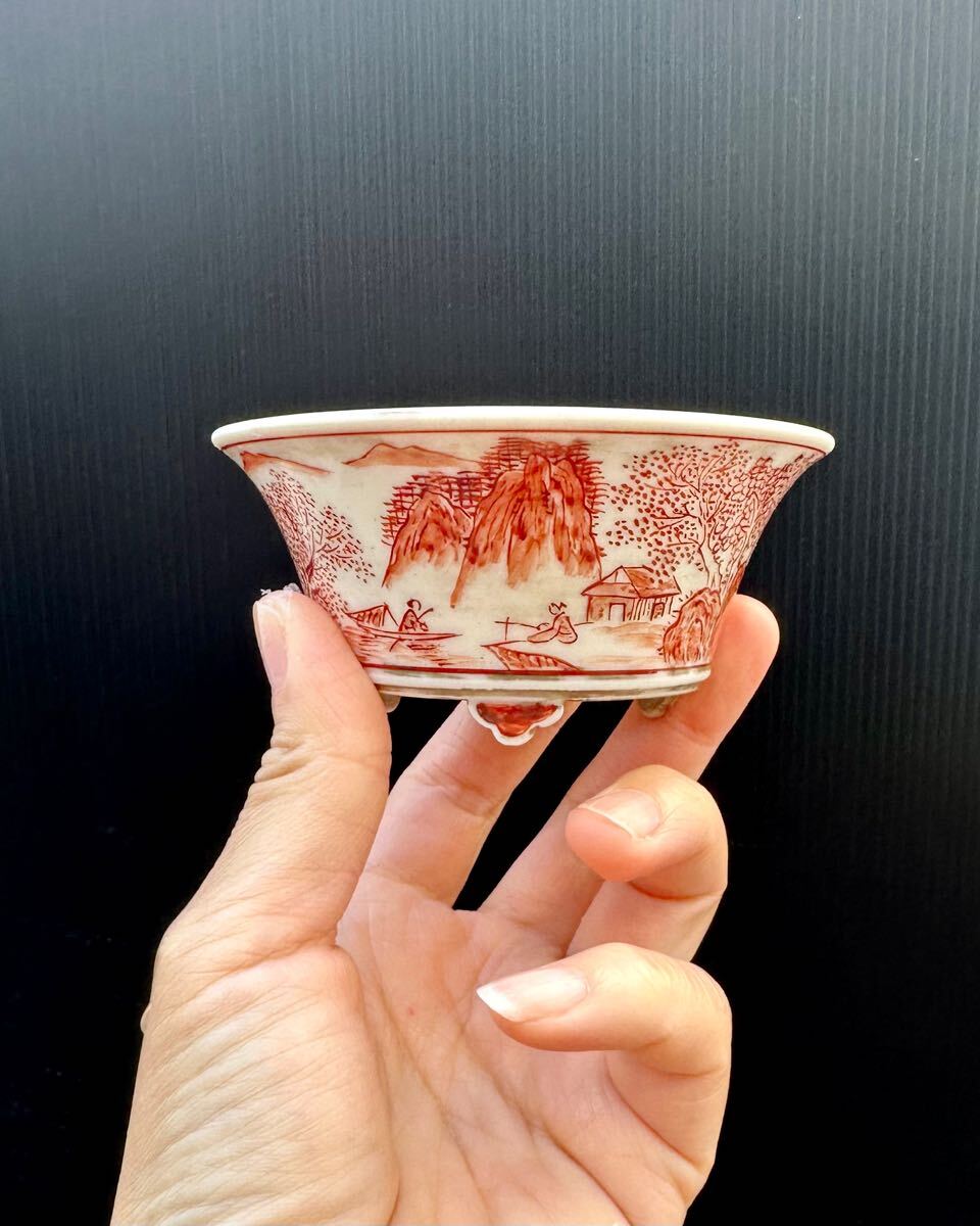 「亦盆栽」宗像一蒼 蘭 コラボ鉢 十二生肖セット 丸鉢 小品盆栽鉢 箱付布 亦盆栽」宗像一蒼 蘭 コラボ鉢 十二生肖セット 丸鉢 小品盆栽鉢