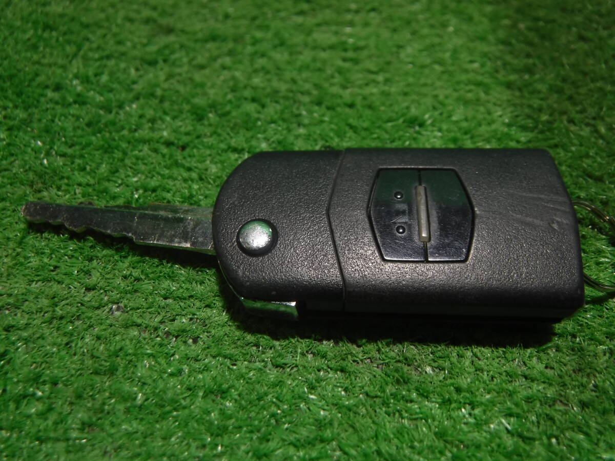 【】マツダ　デミオ　DE3FS　純正　鍵　1ケ　JX331BA5702C　電池?zé)oし