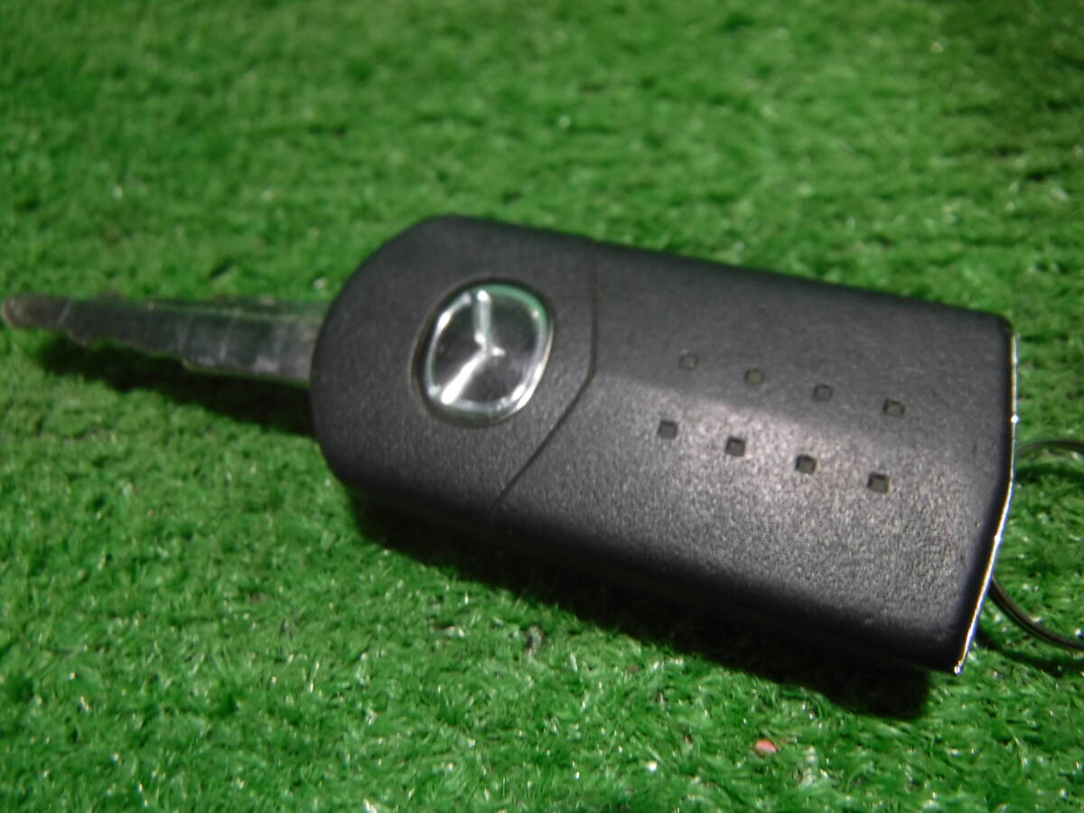 【】マツダ　デミオ　DE3FS　純正　鍵　1ケ　JX331BA5702C　電池?zé)oし