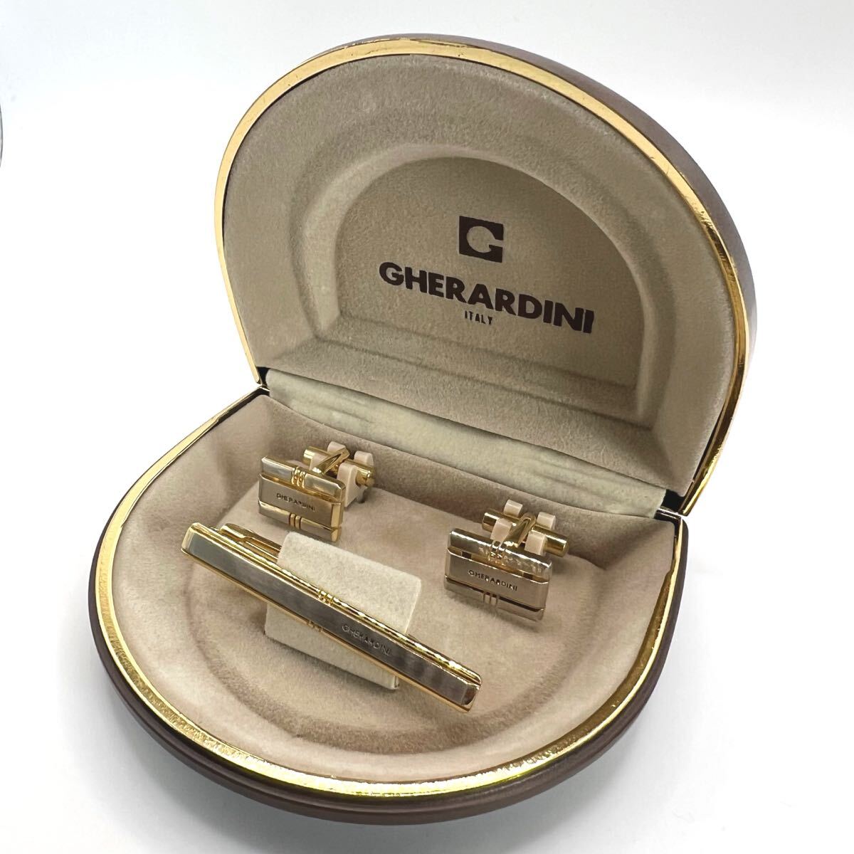 GHERARDINI ゲラルディーニ　ネクタイピン　カフリンクス　セット　メンズ　 アクセサリー　送料無料