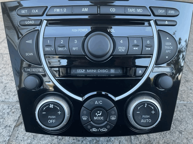 RX-8 純正 エアコンスイッチパネル マツダ 純正 RX8 《 SE3P 》 エアコンスイッチパネル P10200