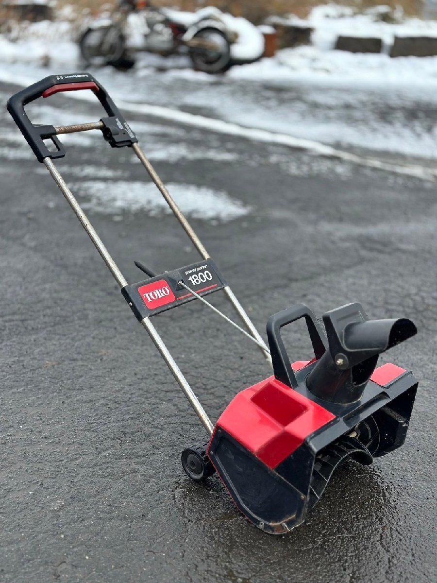 ○動作OK! TORO 1800 電動除雪機 除雪機 電動 100V スノーブロワー パワーコード コードセット ハイパワー 軽量コンパクト 引取可  札幌発(除雪機)｜売買されたオークション情報、Yahoo!オークション(旧ヤフオク!) の商品情報をアーカイブ公開 -  オークファン（aucfan.com）