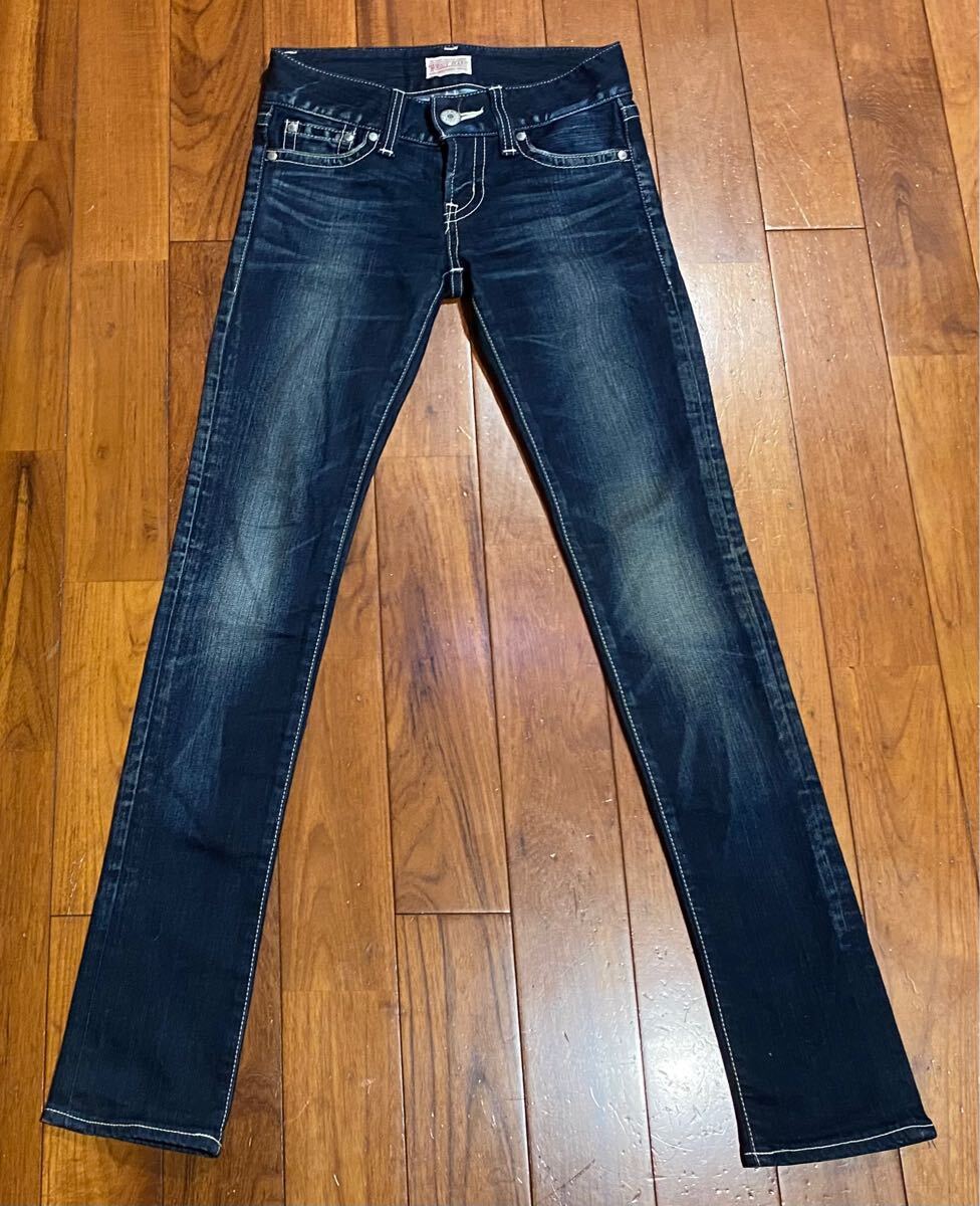 ■moussy■マウジーのストレッチスキニーデニム(ジーンズ)■W23
