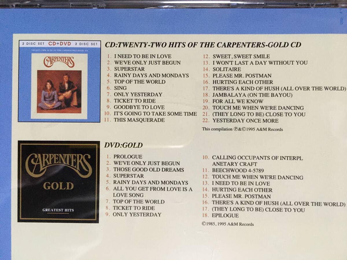 カーペンターズ/ゴールド CARPENTERS/GOLD 超高音質 K2HD盤 - 洋楽