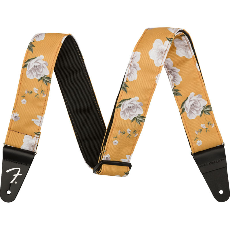 Fender Floral Strap, Marigold 2 ギターストラップ〈フェンダー〉