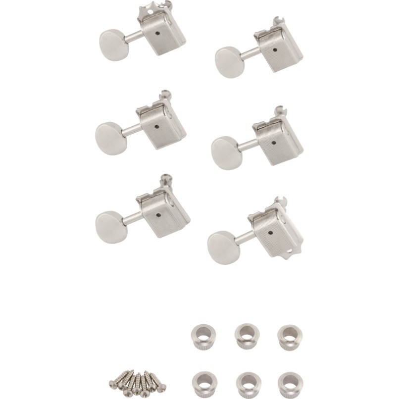 Fender American Vintage Guitar Tuning Machines, Left-Handed (Nickel) (6) レフトハンドペグ〈フェンダー〉