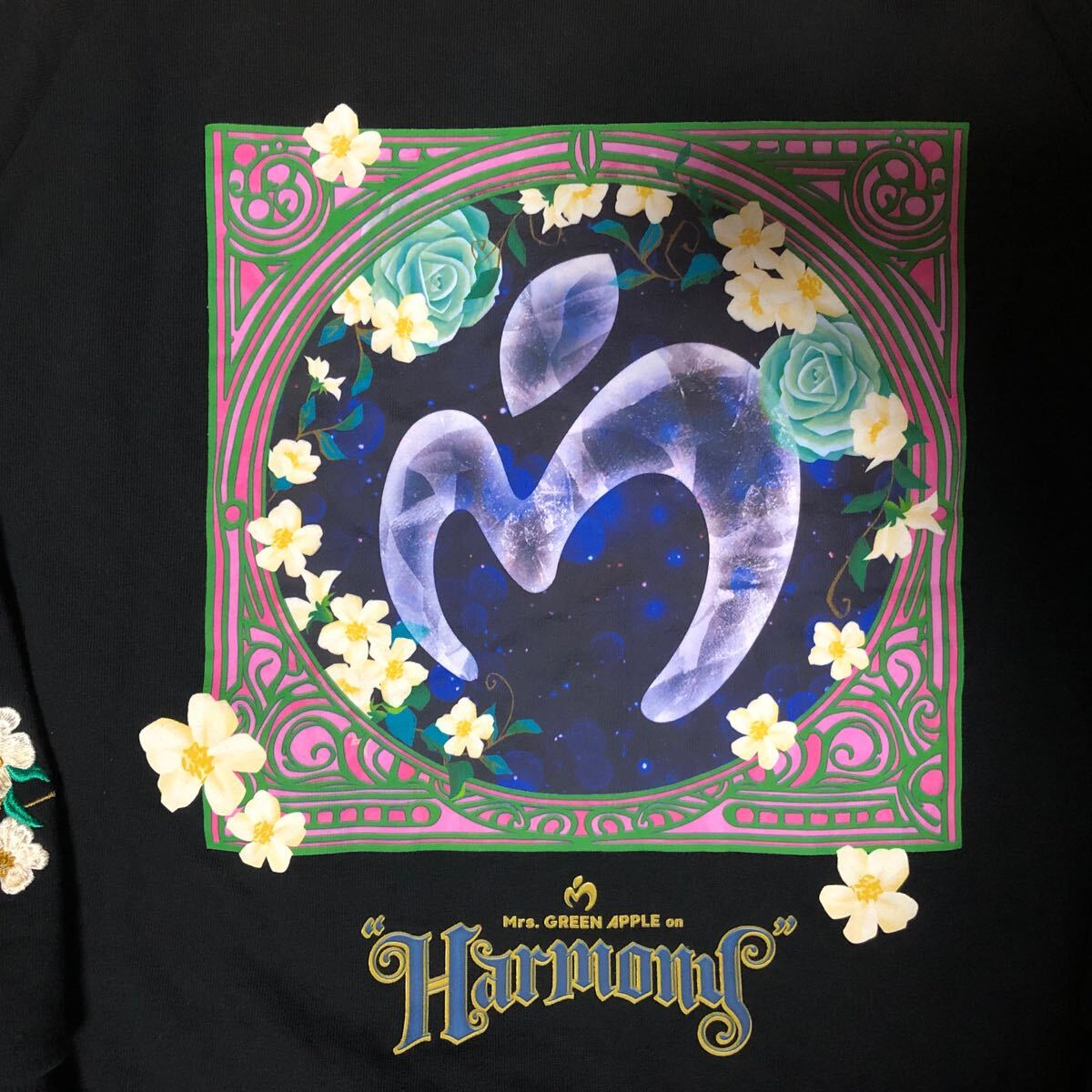 Mrs GREEN APPLE Harmony スウェット パーカー M ブラック Mrs GREEN APPLE Harmony スウェット パーカー M ブラック