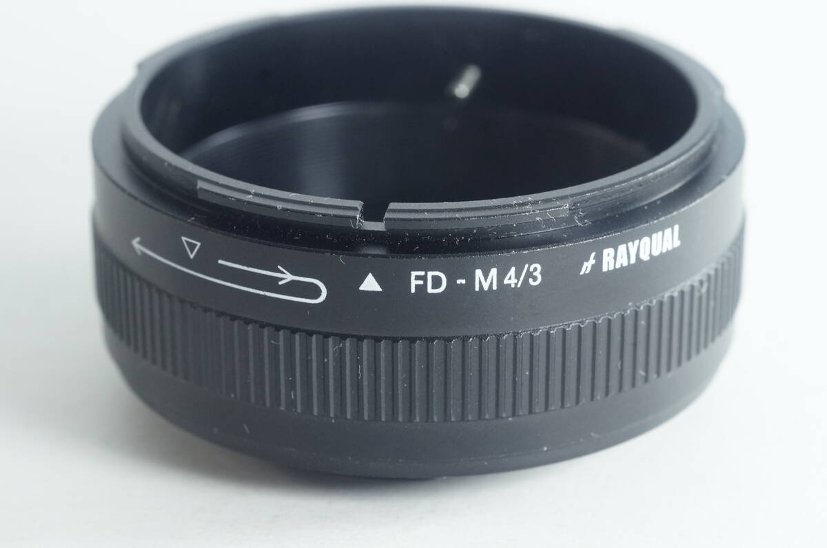 home-cap-F06[ чистый ]RAYQUAL ( Ray k.-ru) крепление адаптор Canon FD линзы -M 4|3 микро four sa-z корпус для .книга@ завод 