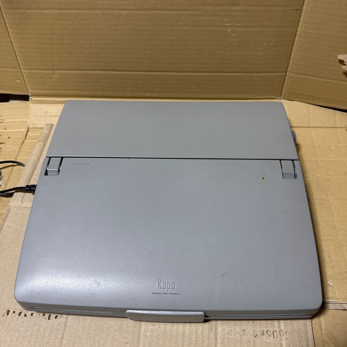 a-7871) TOSHIBA Toshiba текстовой процессор JW-F550 электризация проверка текущее состояние утиль корпус только 