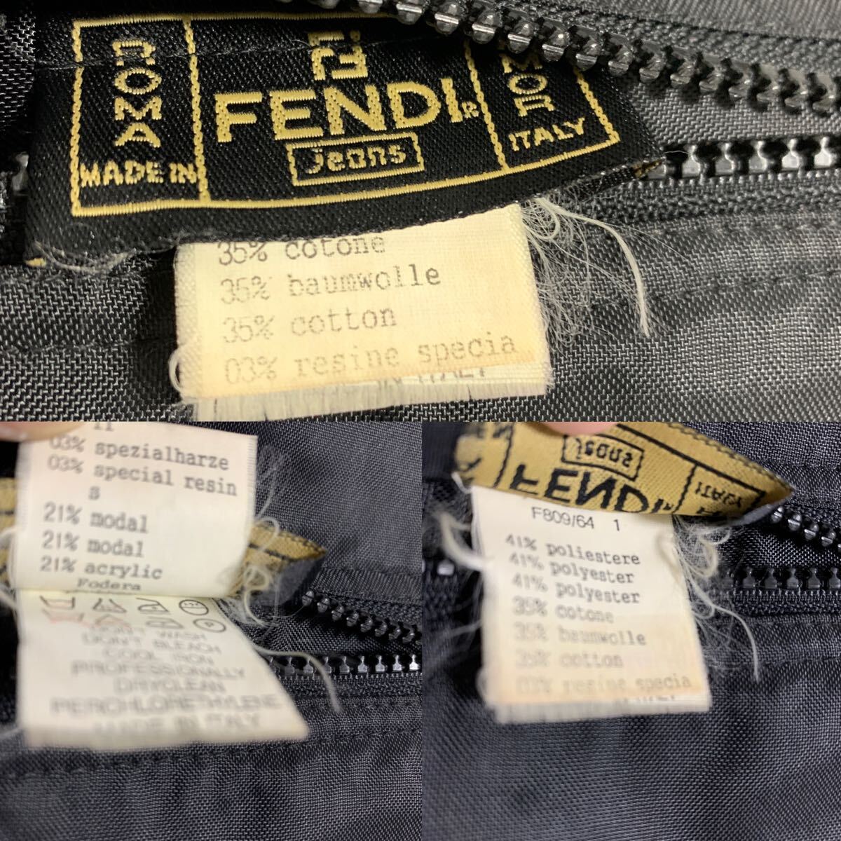 Bibian 比比昂- 美品フェンディ【希少モデル】FENDI ジャケット Bibian 比比昂- 美品フェンディ【希少モデル】FENDI ジャケット