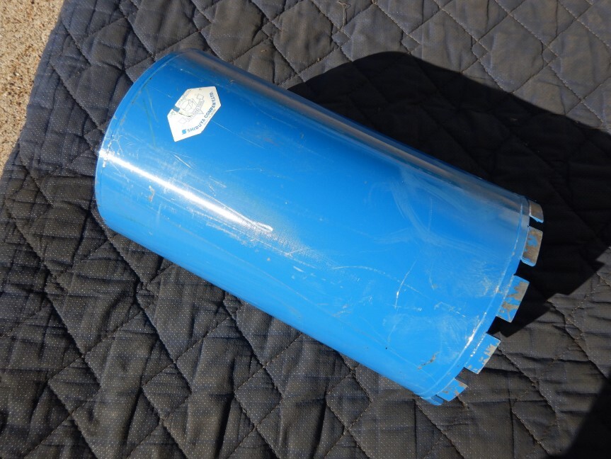 即決税0円未使用保管品シブヤ純正ダイヤモンドコアビット160mm×250L Cロッド軸25.4mm角ねじ キズ、汚れ有