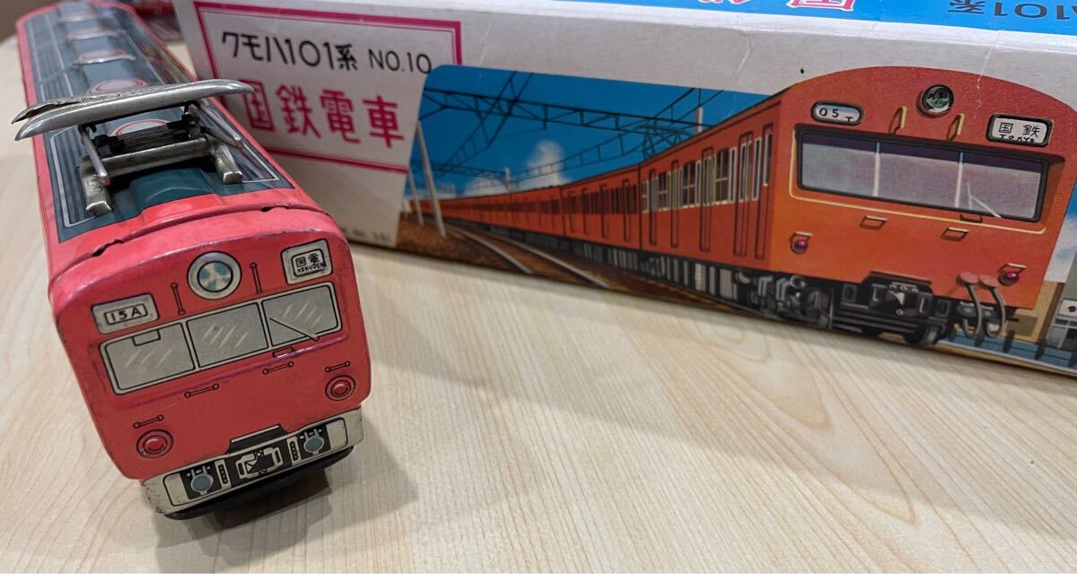 ブリキ製鉄道模型 クモハ101系 NO.10 国鉄電車 MADE IN JAPAN ブリキ製鉄道模型 クモハ101系 NO.10 国鉄電車 MADE IN JAPAN