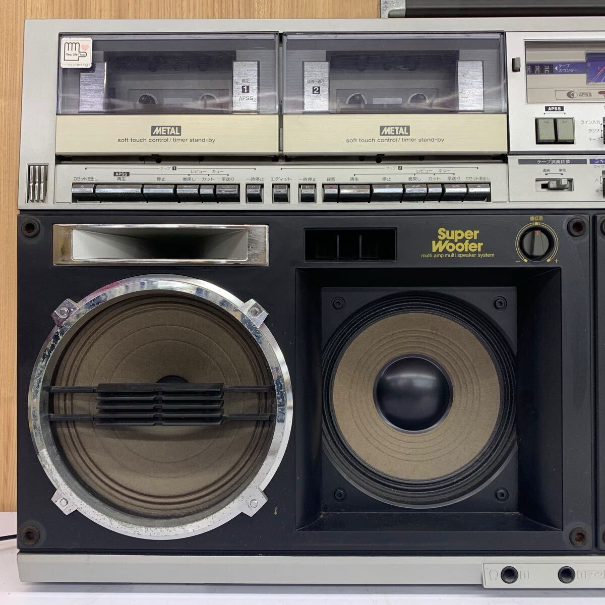 シャープ GF-999 THE SEARCHER-W ダブルラジカセ/動作未確認 シャープ GF-999 THE SEARCHER-W ダブルラジカセ/動作未確認