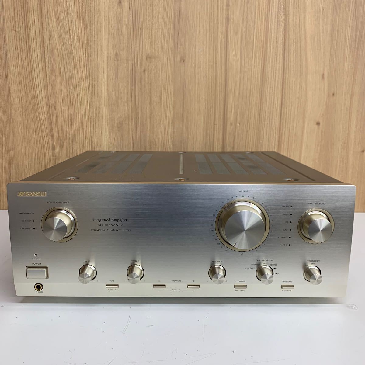 【O-3】 Sansui AU-a607NRA プリメインアンプ アンプ 動作確認済 サンスイ 中古品 2574-137