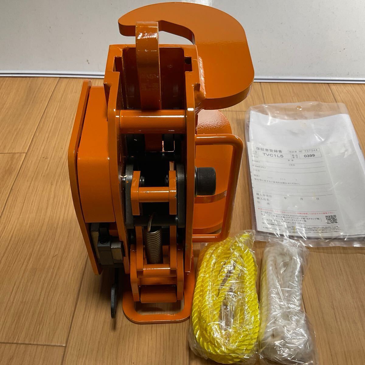 SUPER スーパー Wロック式 鉄筋タテ吊クランプ 基本使用荷重1t SUPER スーパー Wロック式 鉄筋タテ吊クランプ 基本使用荷重1t