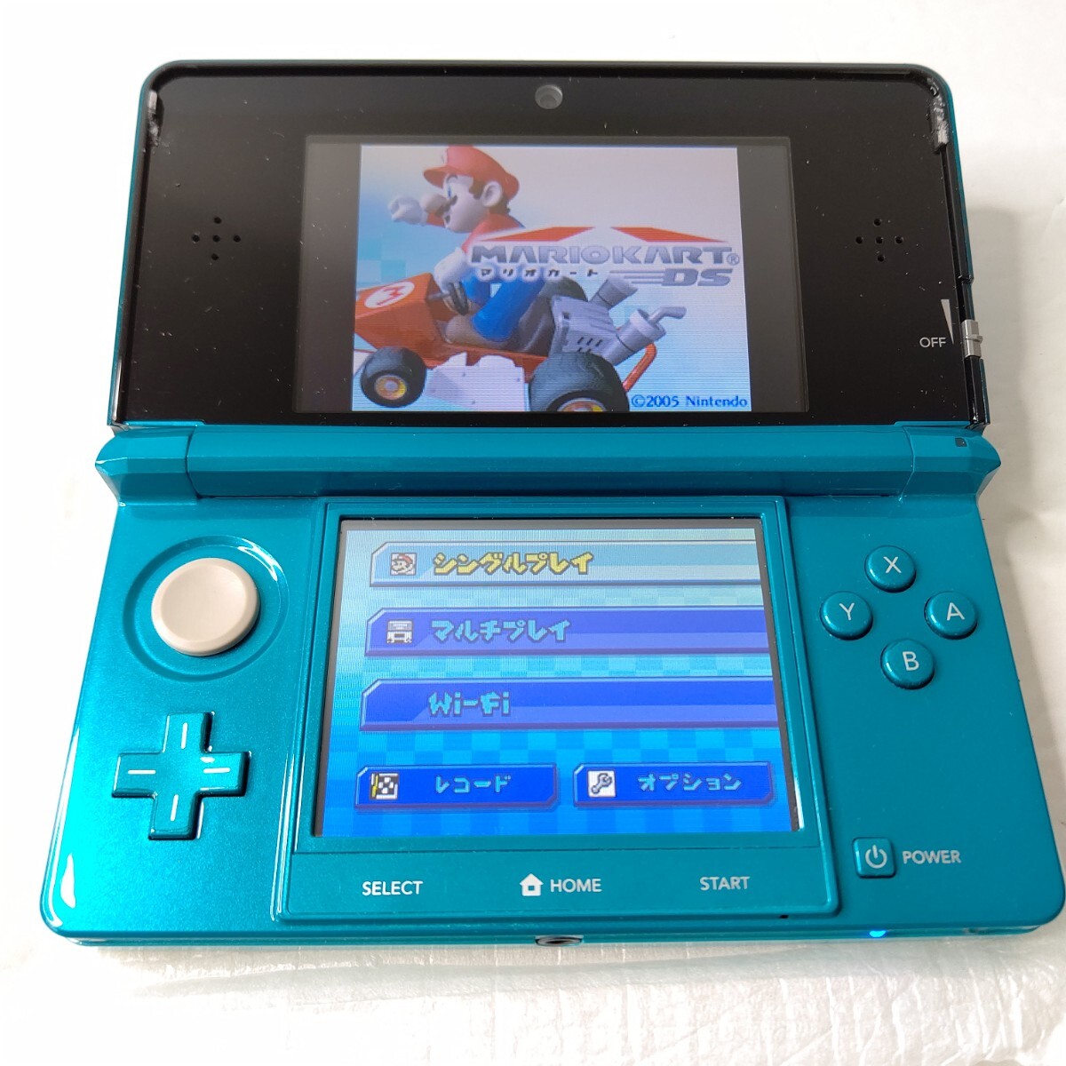 Nintendo ニンテンドー3DS アクアブルー 画面極美品 任天堂 Nintendo ニンテンドー3DS アクアブルー 画面極美品 任天堂