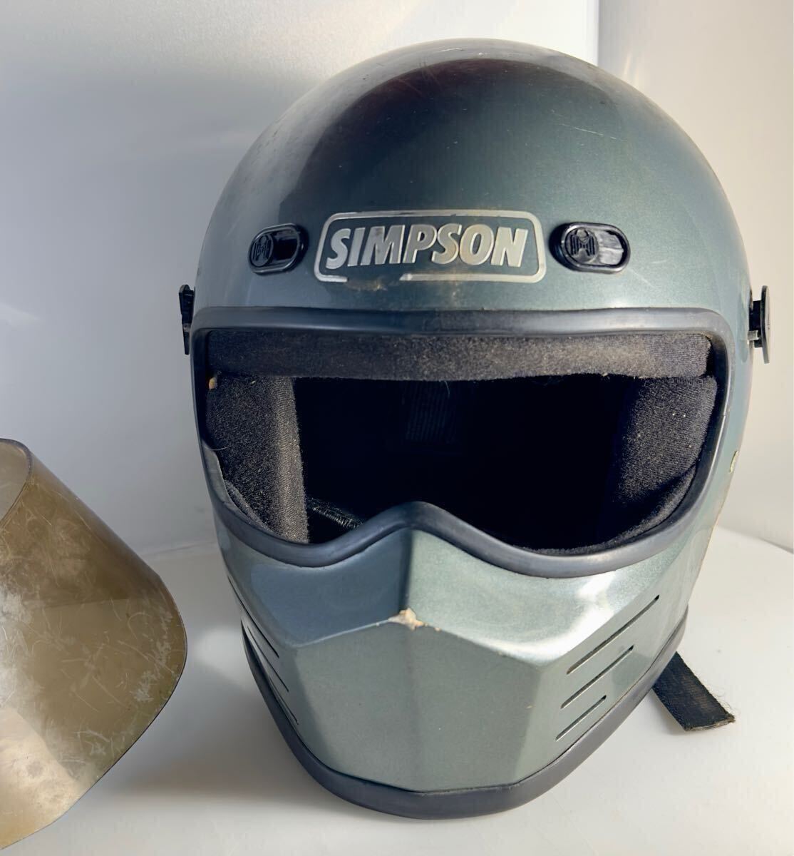 Yahoo!オークション - 80s Vintage SIMPSON BANDIT 88年製 Made Yahoo!オークション - 80s Vintage SIMPSON BANDIT 88年製 Made
