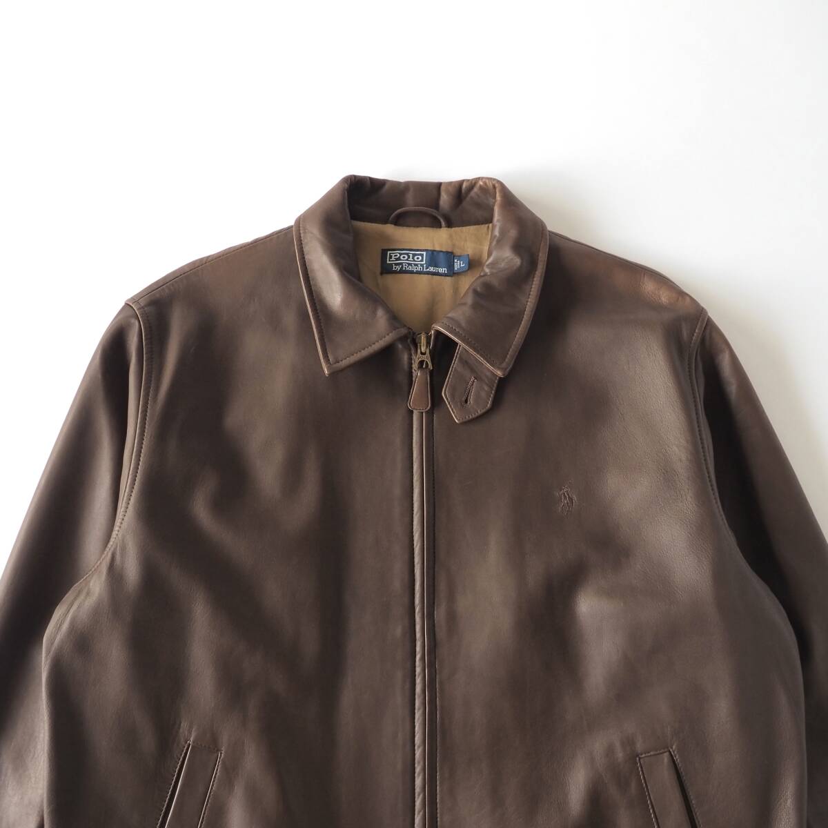 ラルフローレン Ralph Lauren レザージャケット シングル ラルフローレン Ralph Lauren レザージャケット シングル