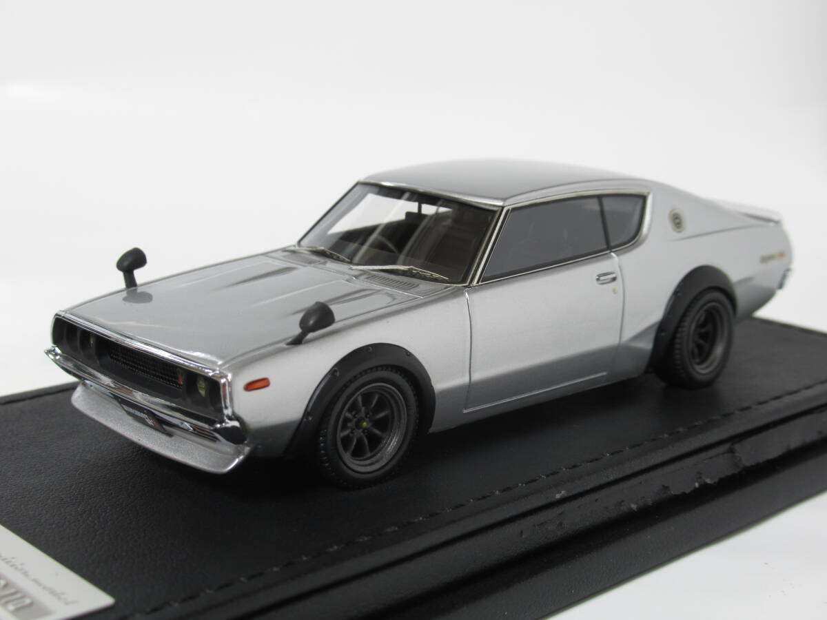1/43 ニッサン スカイライン 2000 GT-R (KPGC110) シルバー 0036 1/43 ニッサン スカイライン 2000 GT-R (KPGC110) シルバー 0036